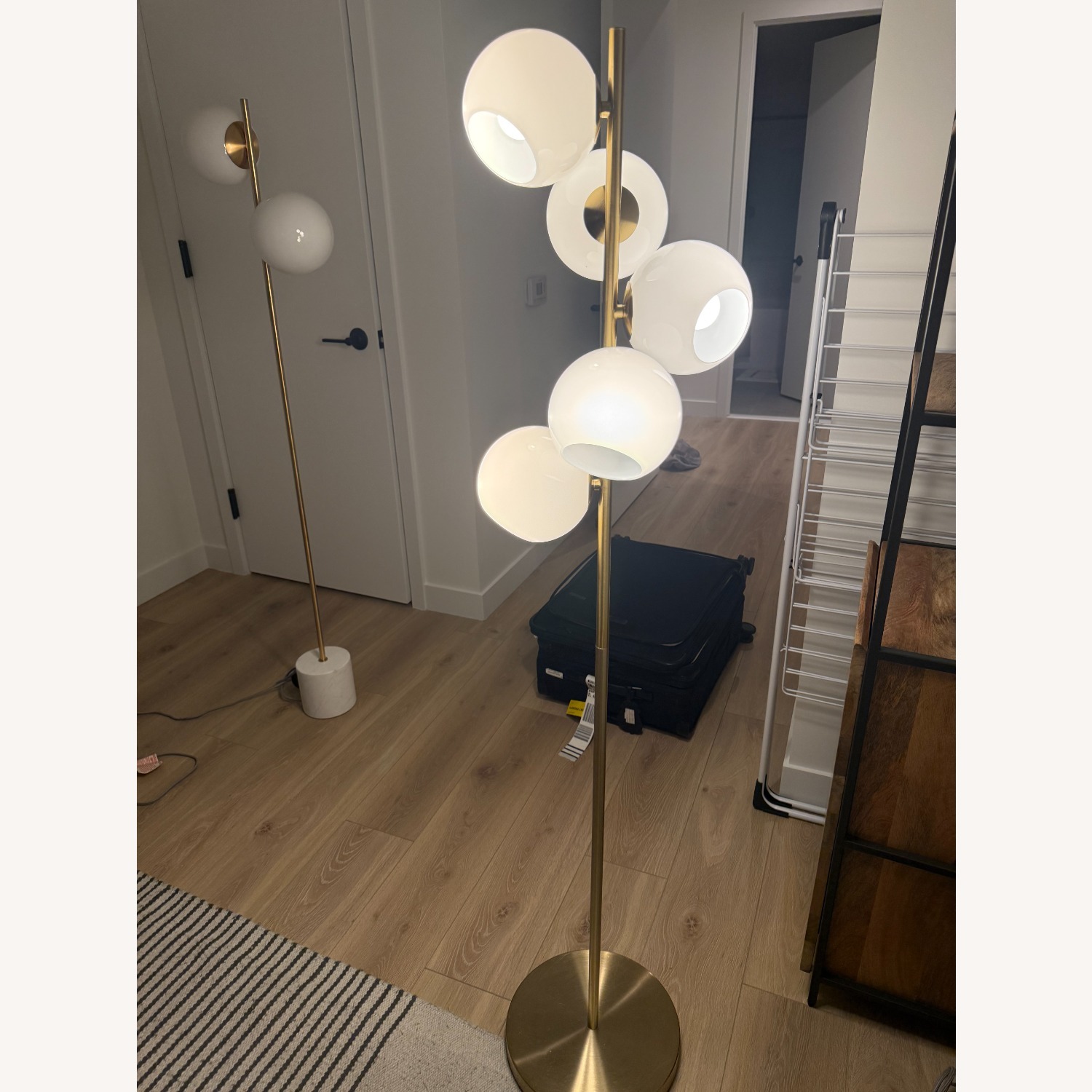 West Elm Staggered Glass 5-Light Floor Lamp (60") - image-1