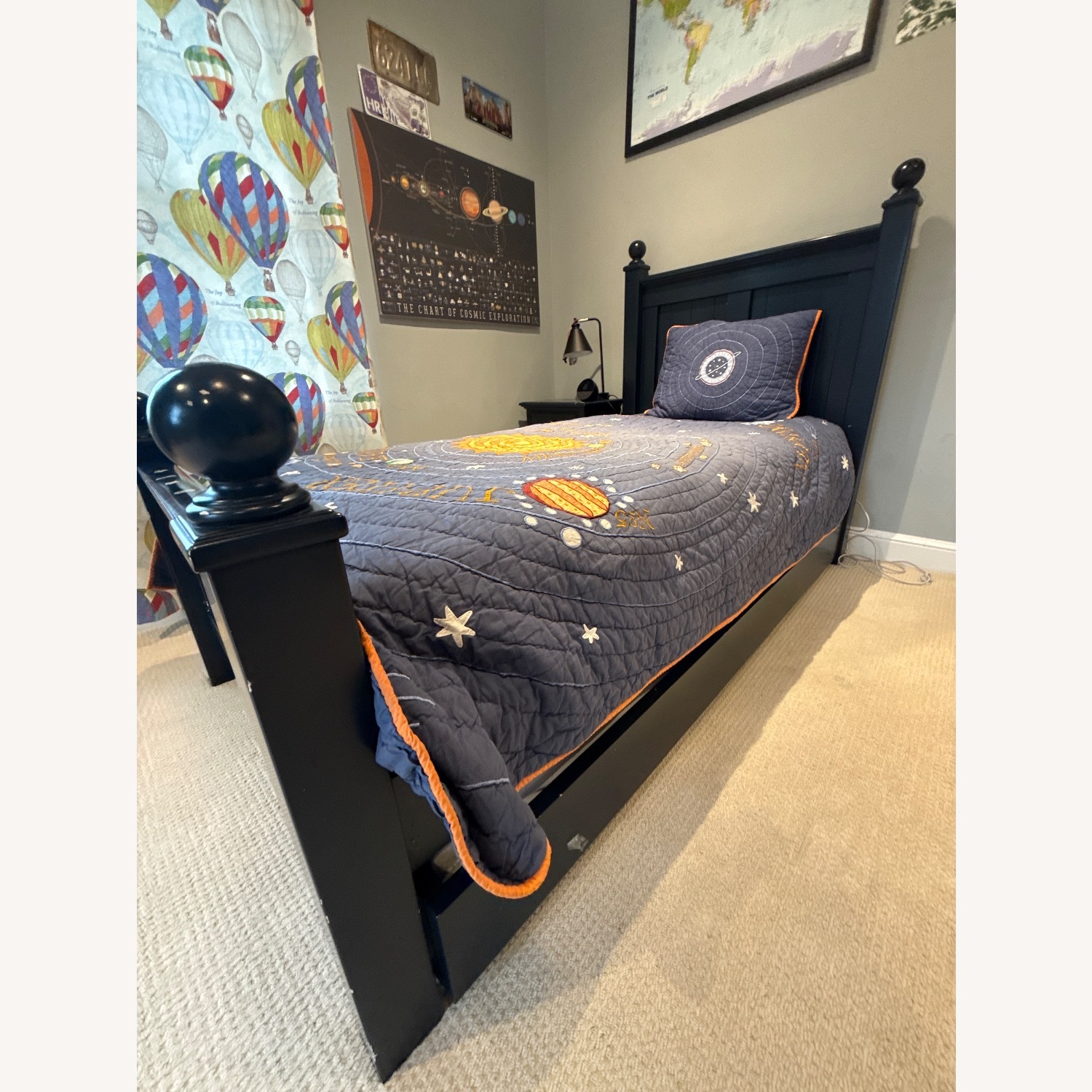 The Land of Nod Walden Blue Twin Bed - image-2