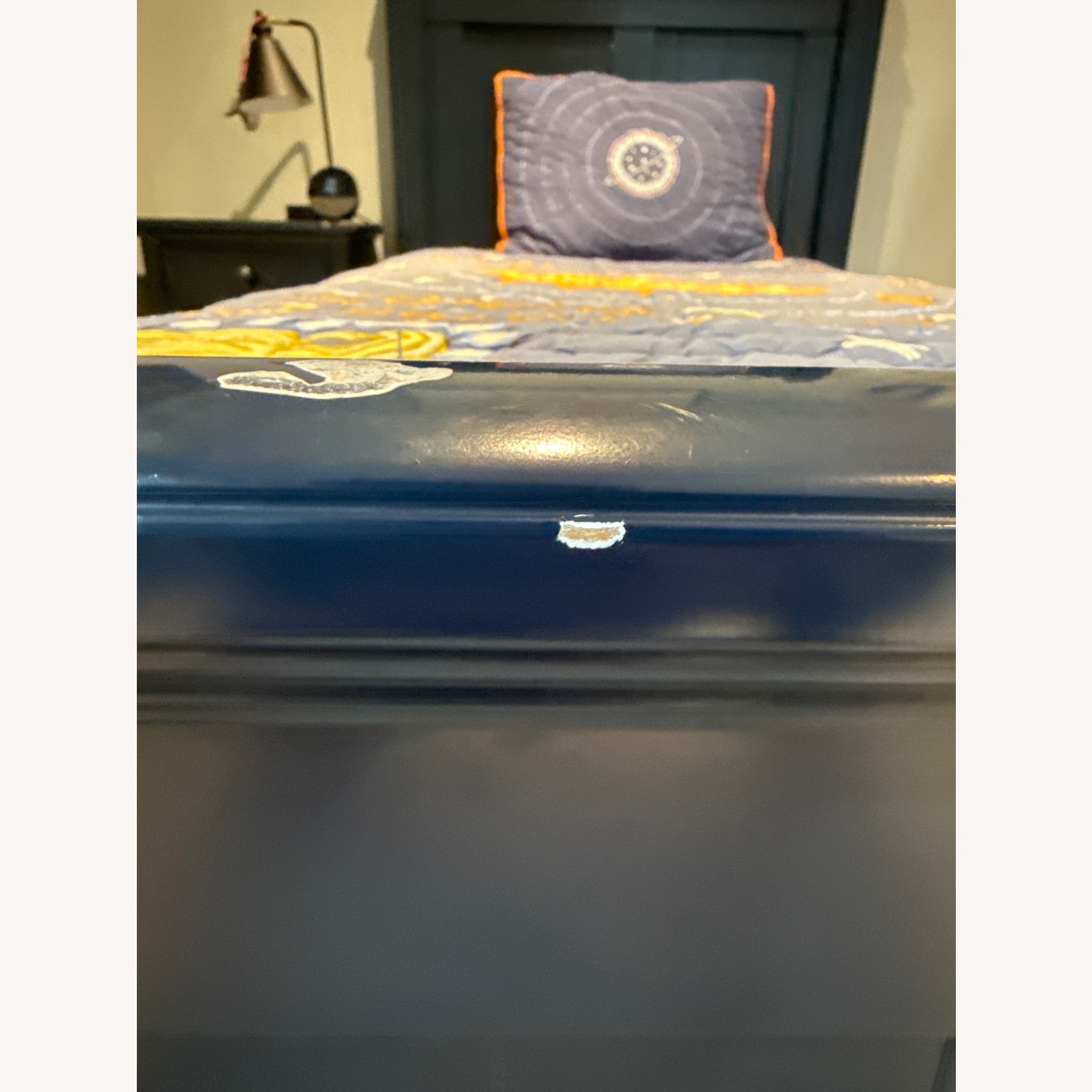 The Land of Nod Walden Blue Twin Bed - image-6