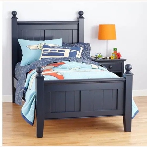 Used The Land of Nod Walden Blue Twin Bed for sale on AptDeco
