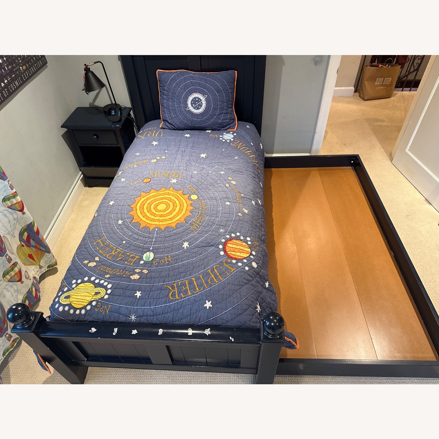 The Land of Nod Walden Blue Twin Bed - image-10