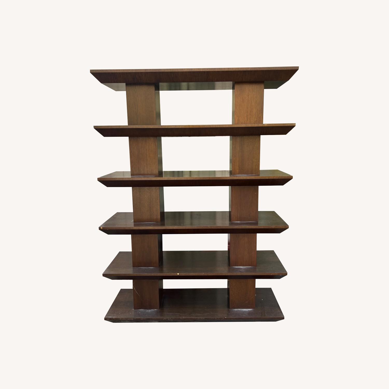 Wooden Teak Display Cabinet - image-0