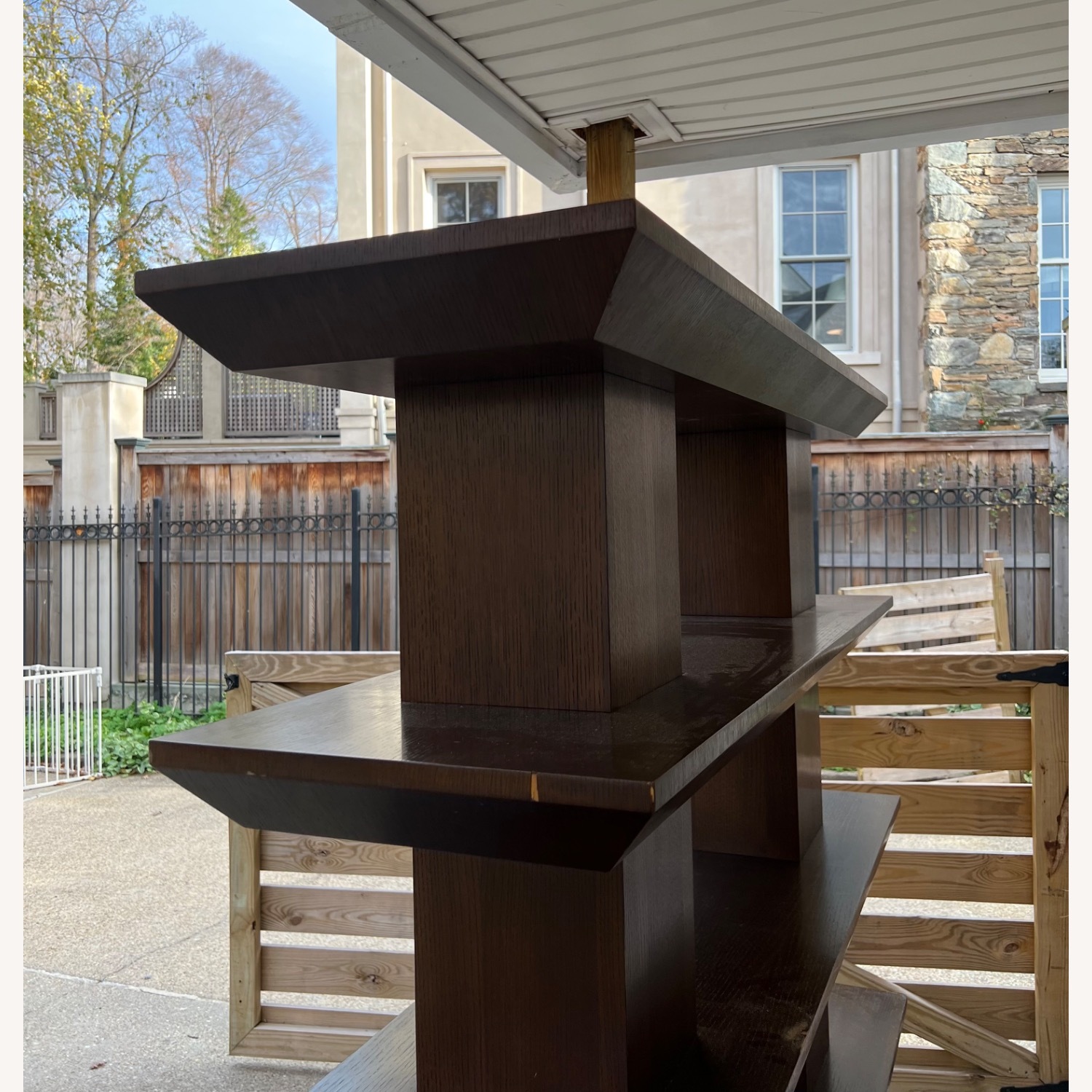 Wooden Teak Display Cabinet - image-4