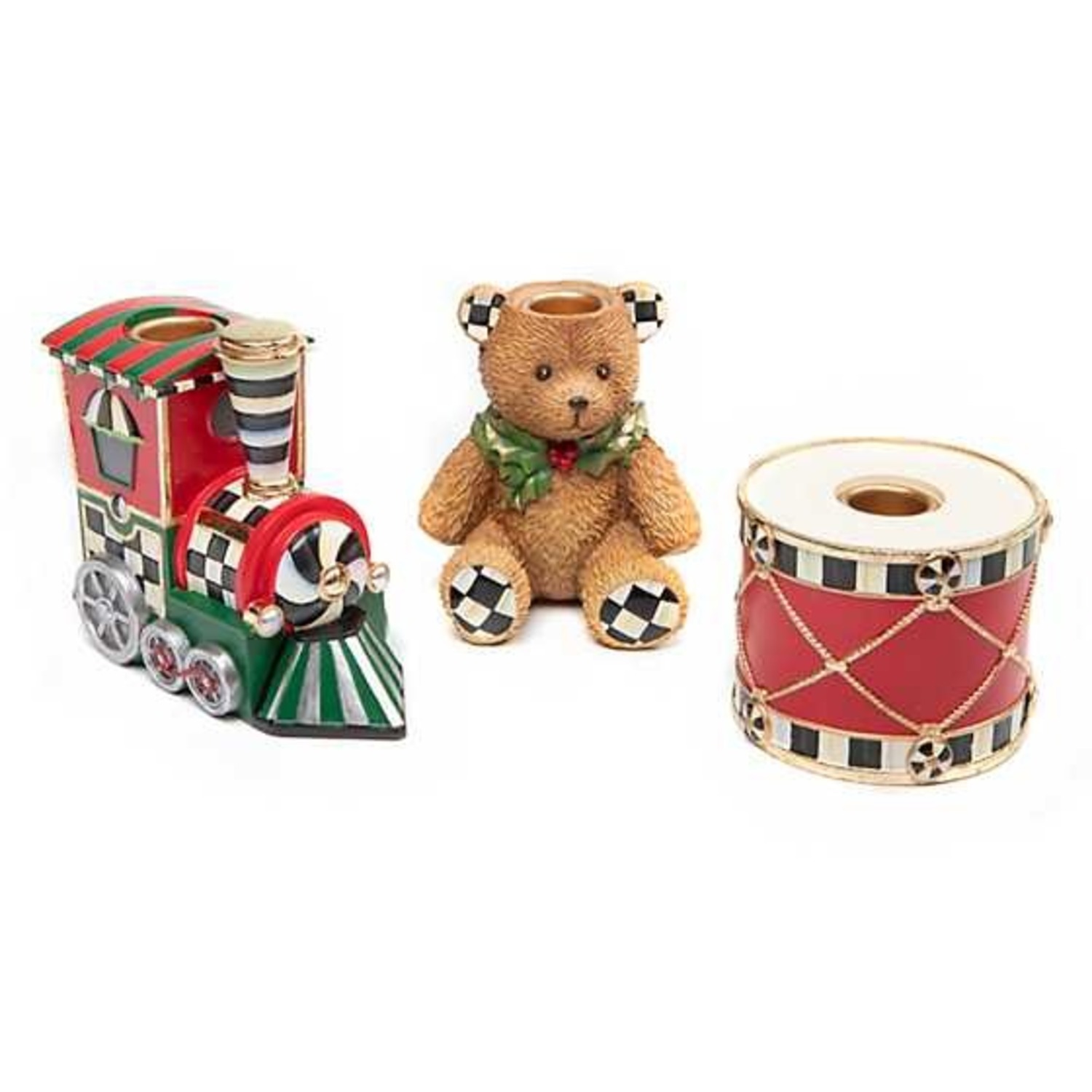 MacKenzie-Childs Toyland Candle Holders Set  - image-1