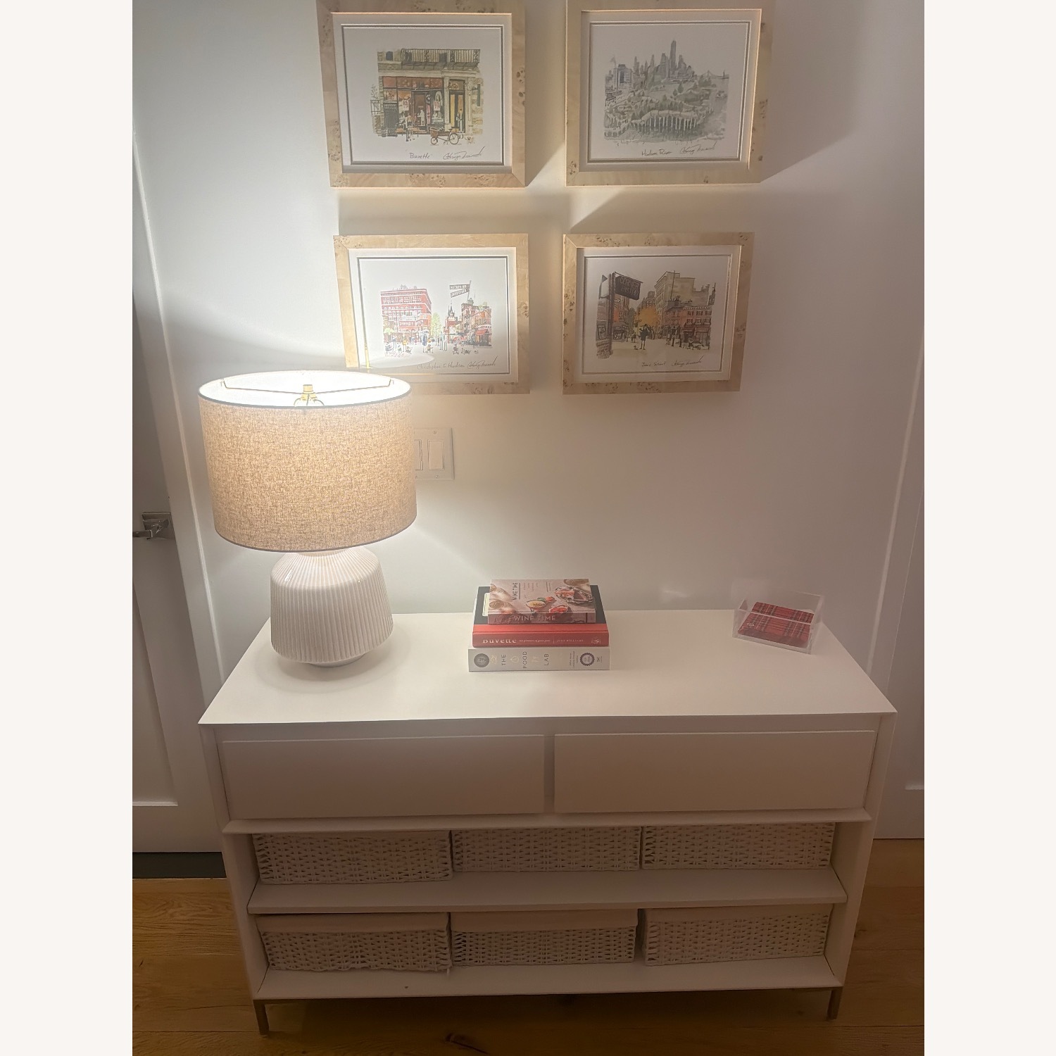 West Elm White Nolan Entryway Console - image-2