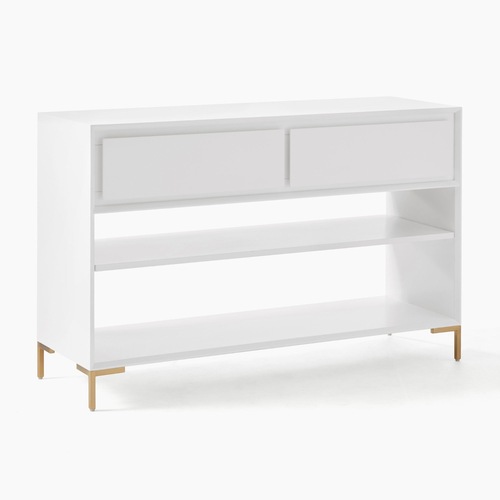 Used West Elm White Nolan Entryway Console for sale on AptDeco