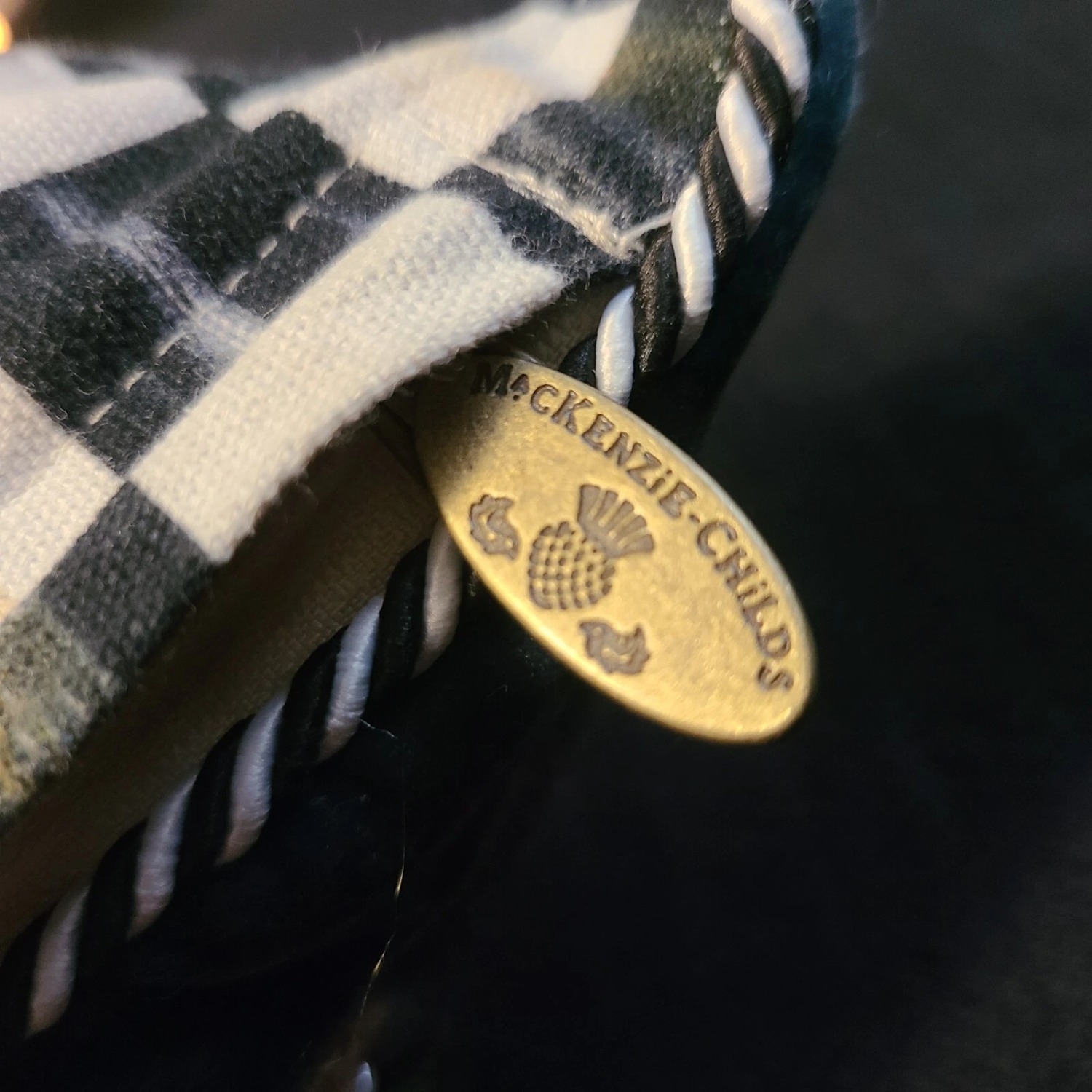 MacKenzie-Childs Scottish Ram Pillow - image-5