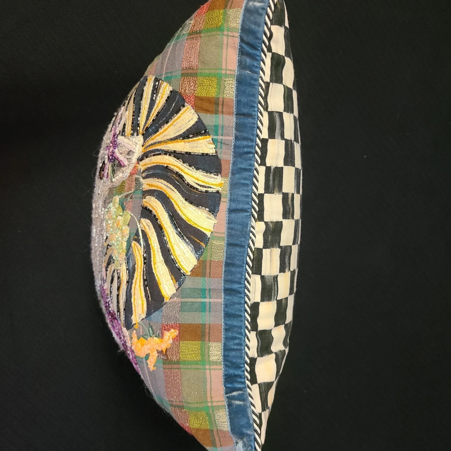 MacKenzie-Childs Scottish Ram Pillow - image-2