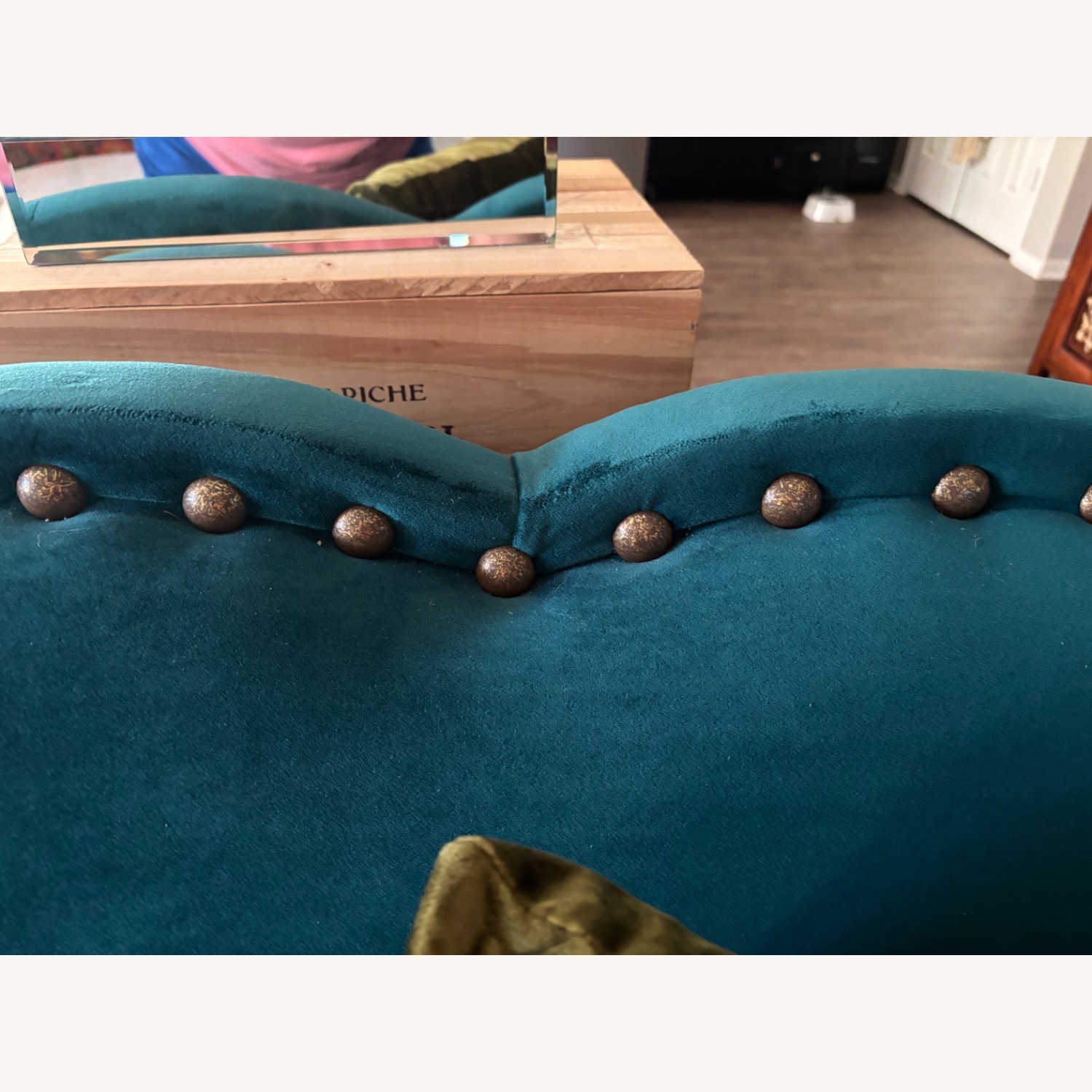 Horchow Haute House Blue 2 Seater Sofa - image-4