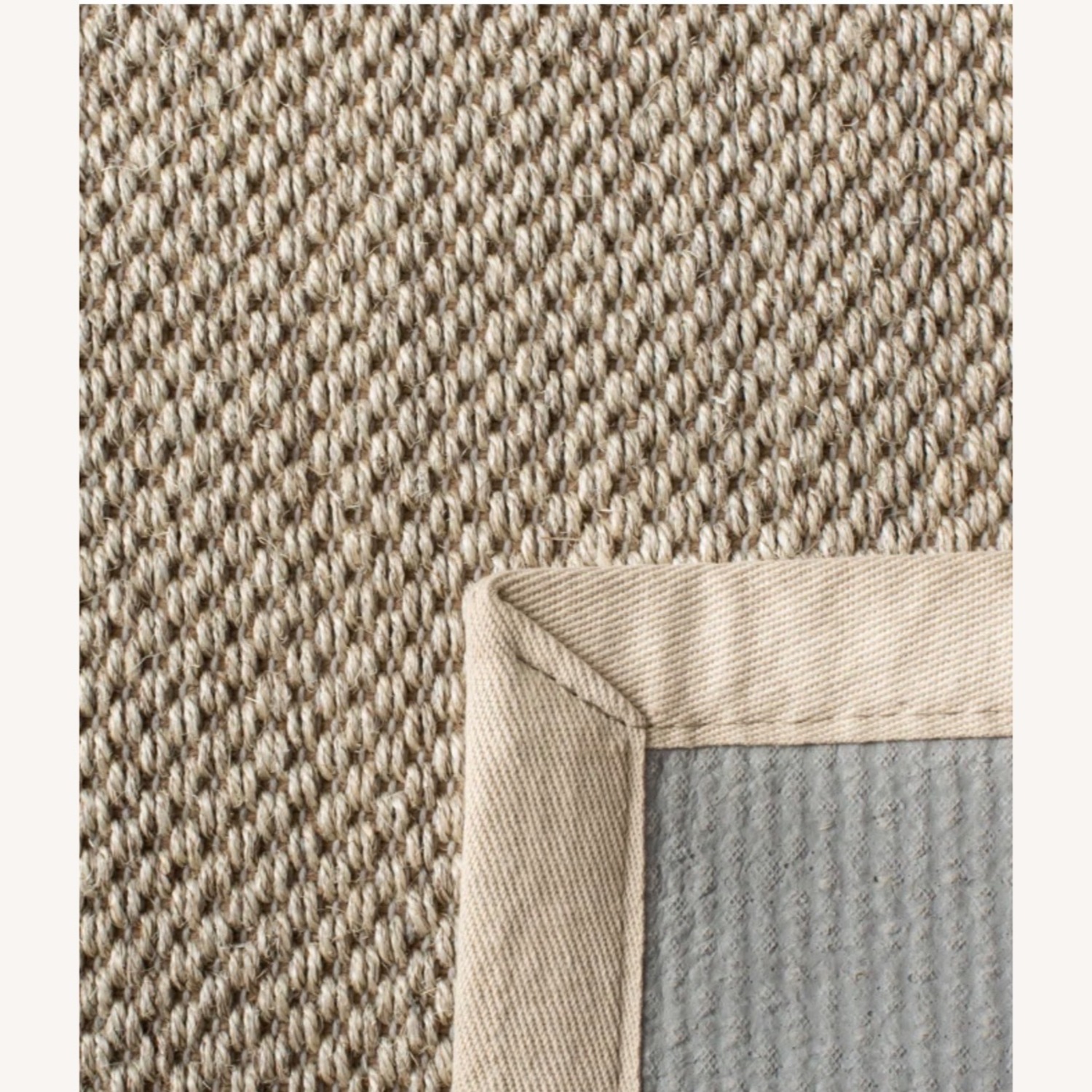 Natural Jute Indoor Runner Rug + Separate Rug Pad - image-4