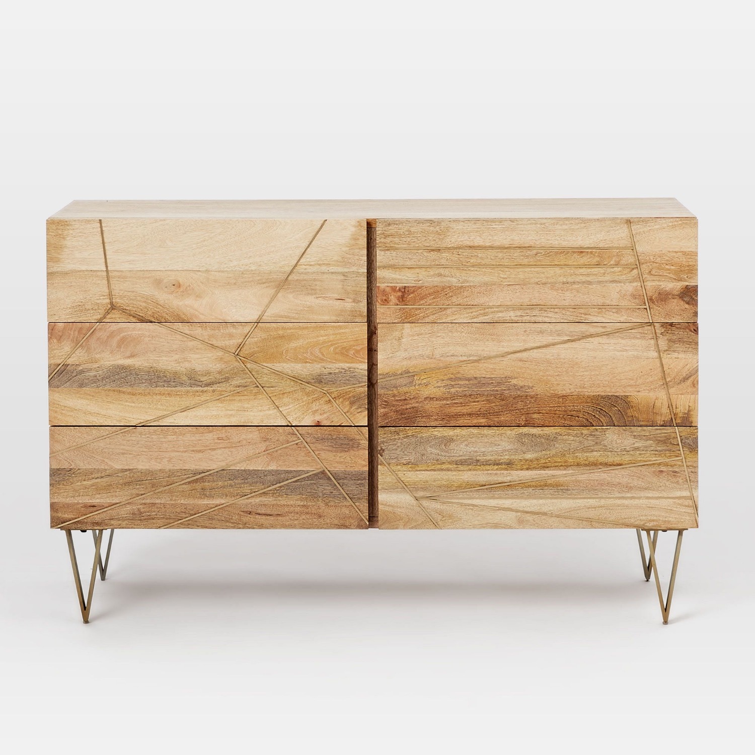 West Elm Roar & Rabbit Geo Inlay 6 Drawer Dresser - image-2