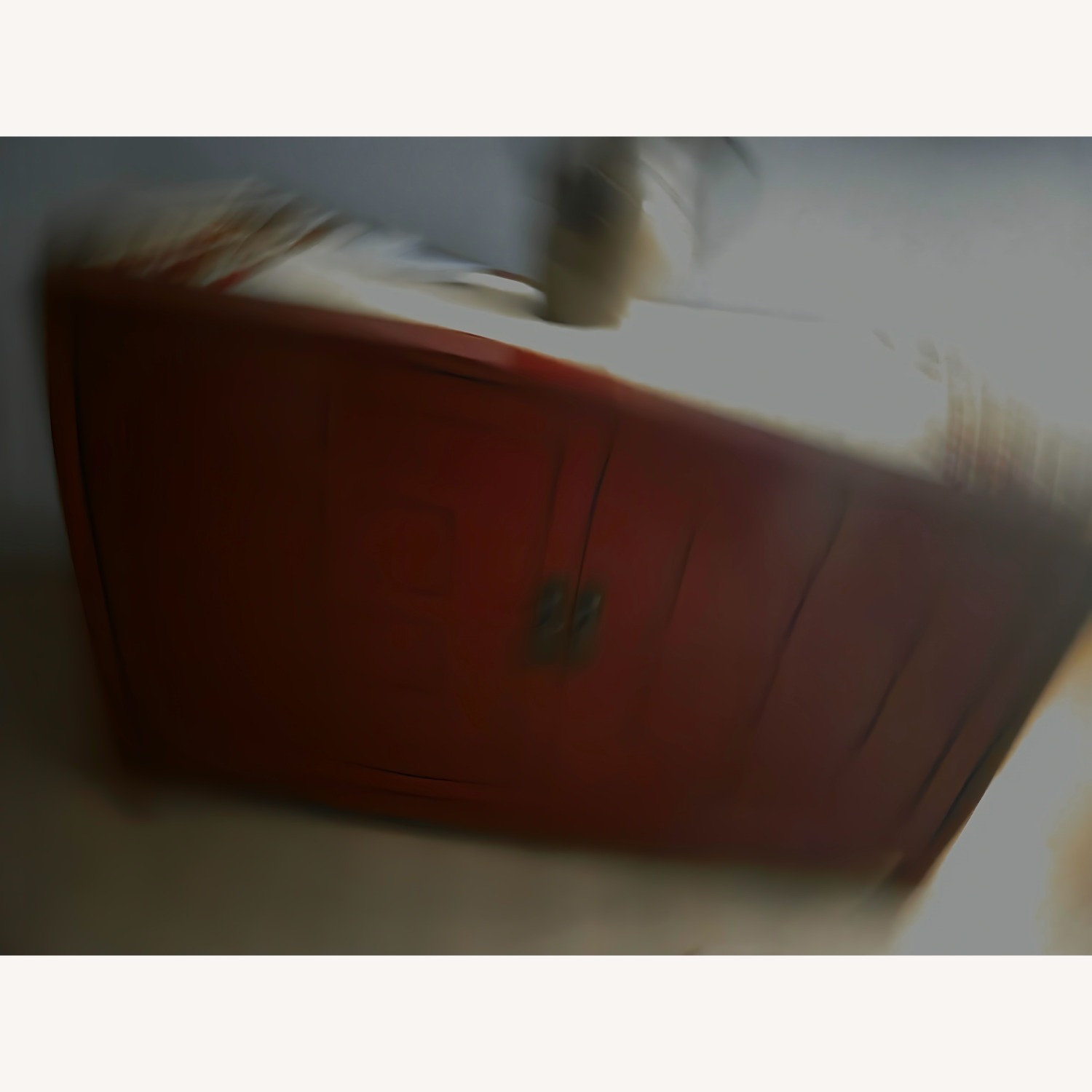 Crate & Barrel Kuraya Red Wood Sideboard - image-4