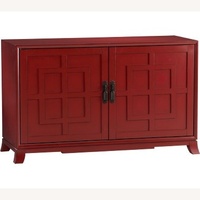 Crate & Barrel Kuraya Red Wood Sideboard