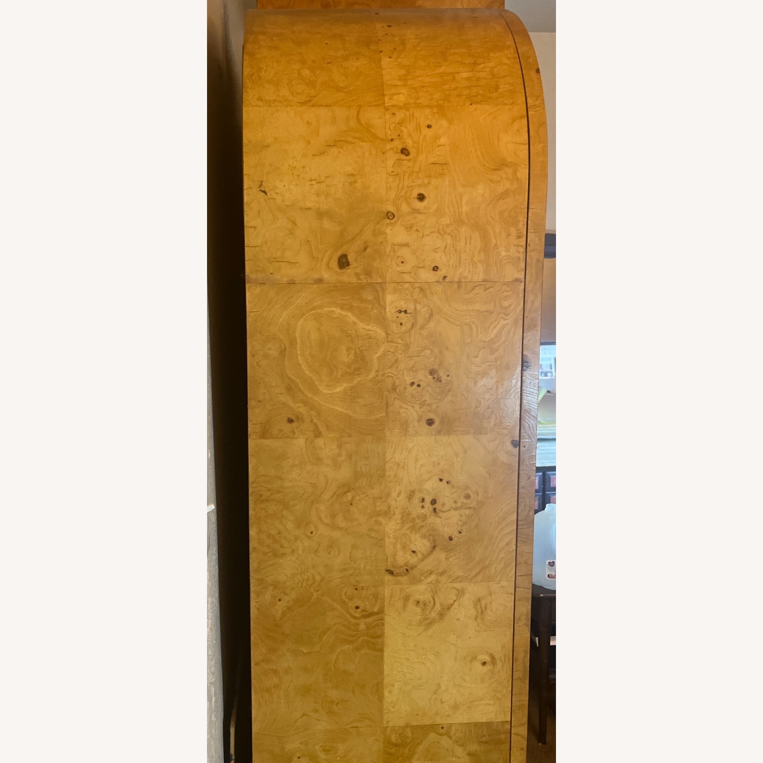 Henredon Scene 2 Natural Burl Wood Wall Unit - image-4