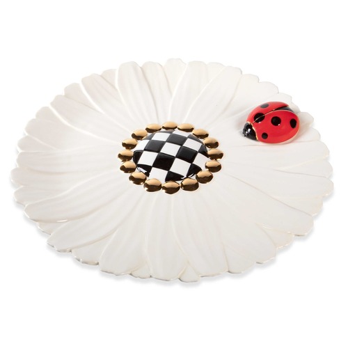 Used MacKenzie-Childs Large Daisy Serving Platter for sale on AptDeco