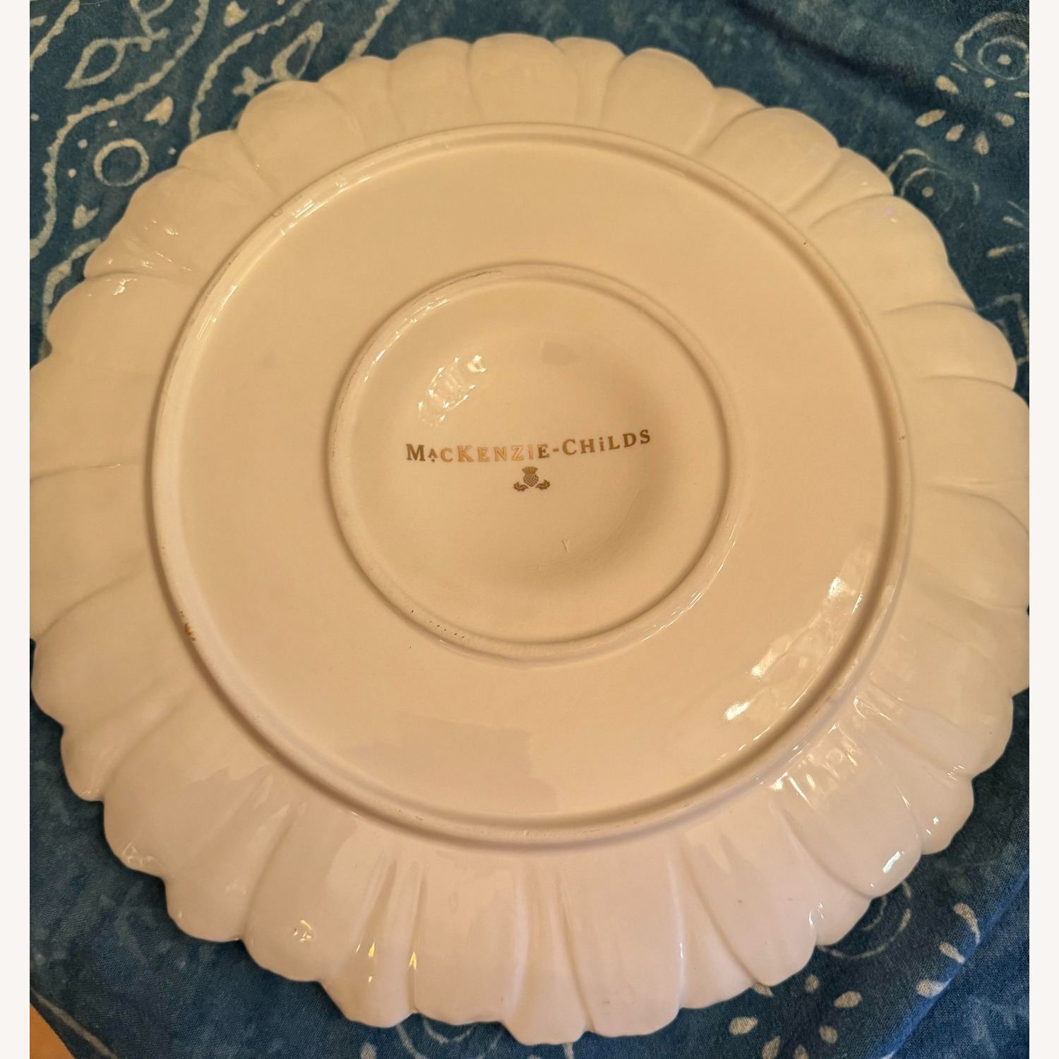 MacKenzie-Childs Large Daisy Serving Platter - image-2