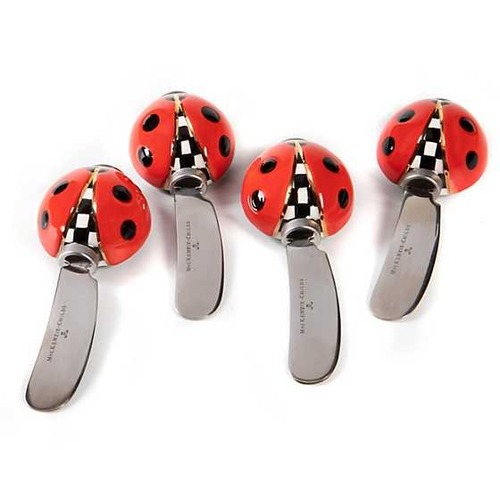 Used MacKenzie-Childs Ladybug Canape Knife Set for sale on AptDeco