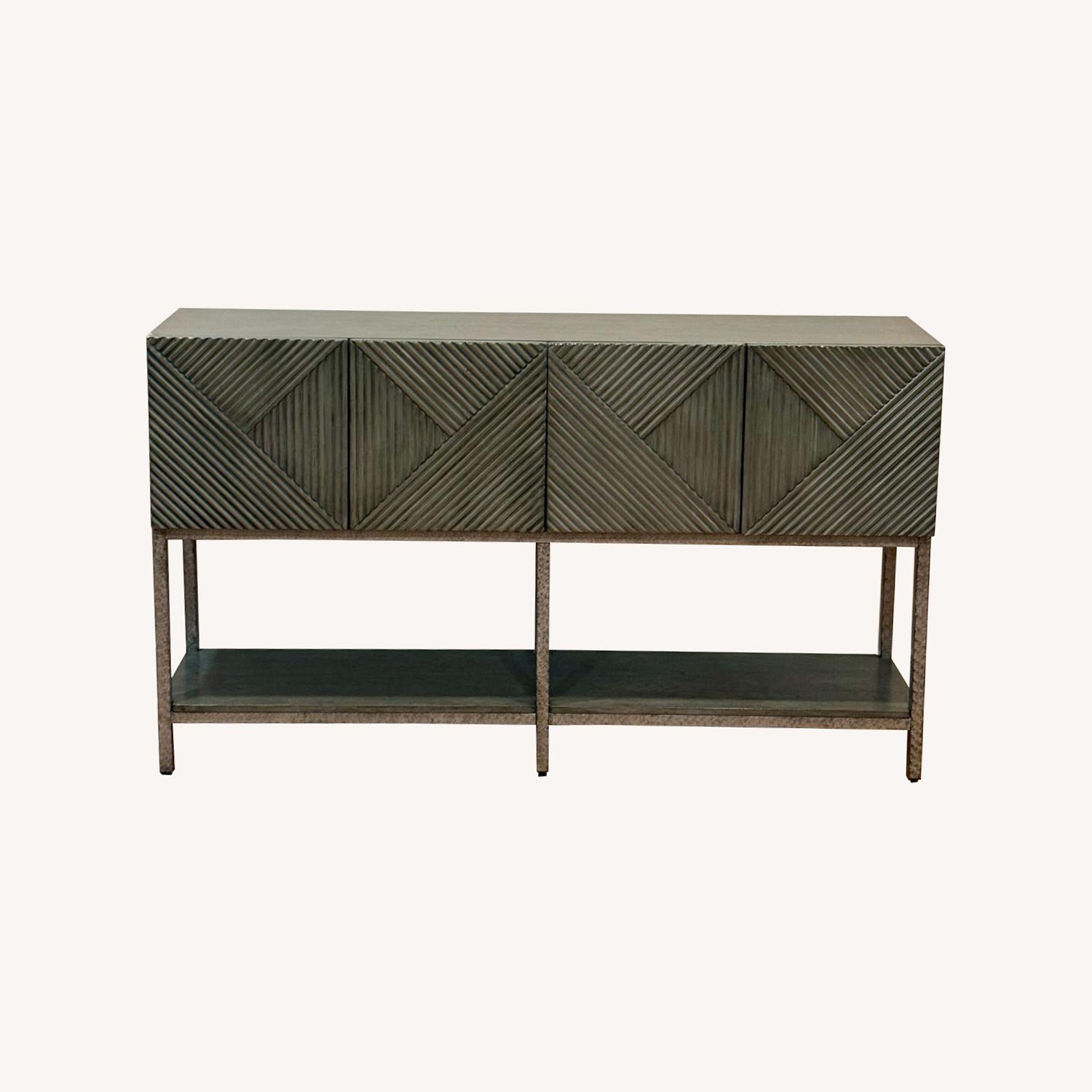 Dark Gray Media Storage - image-0