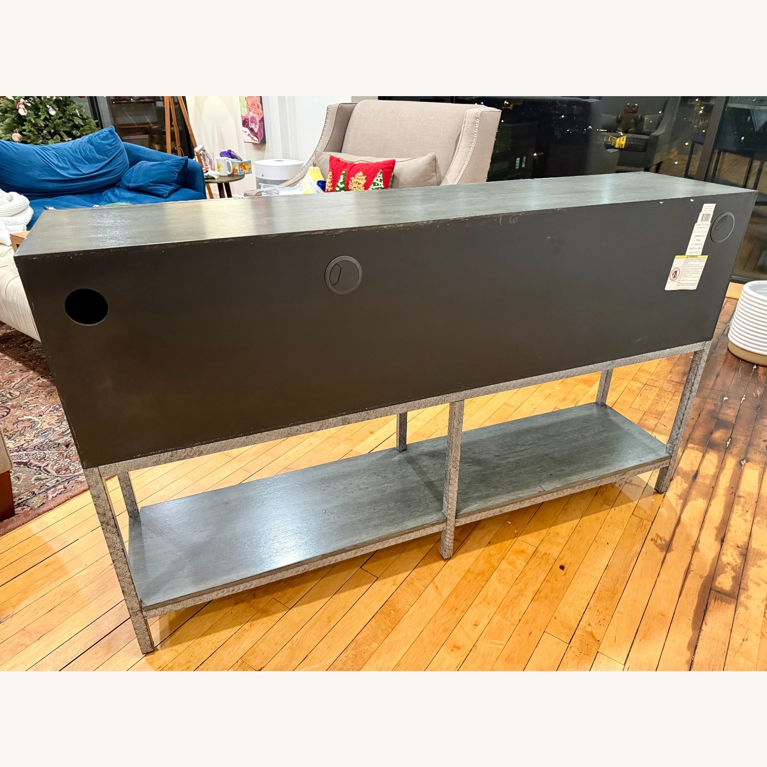 Dark Gray Media Storage - image-6