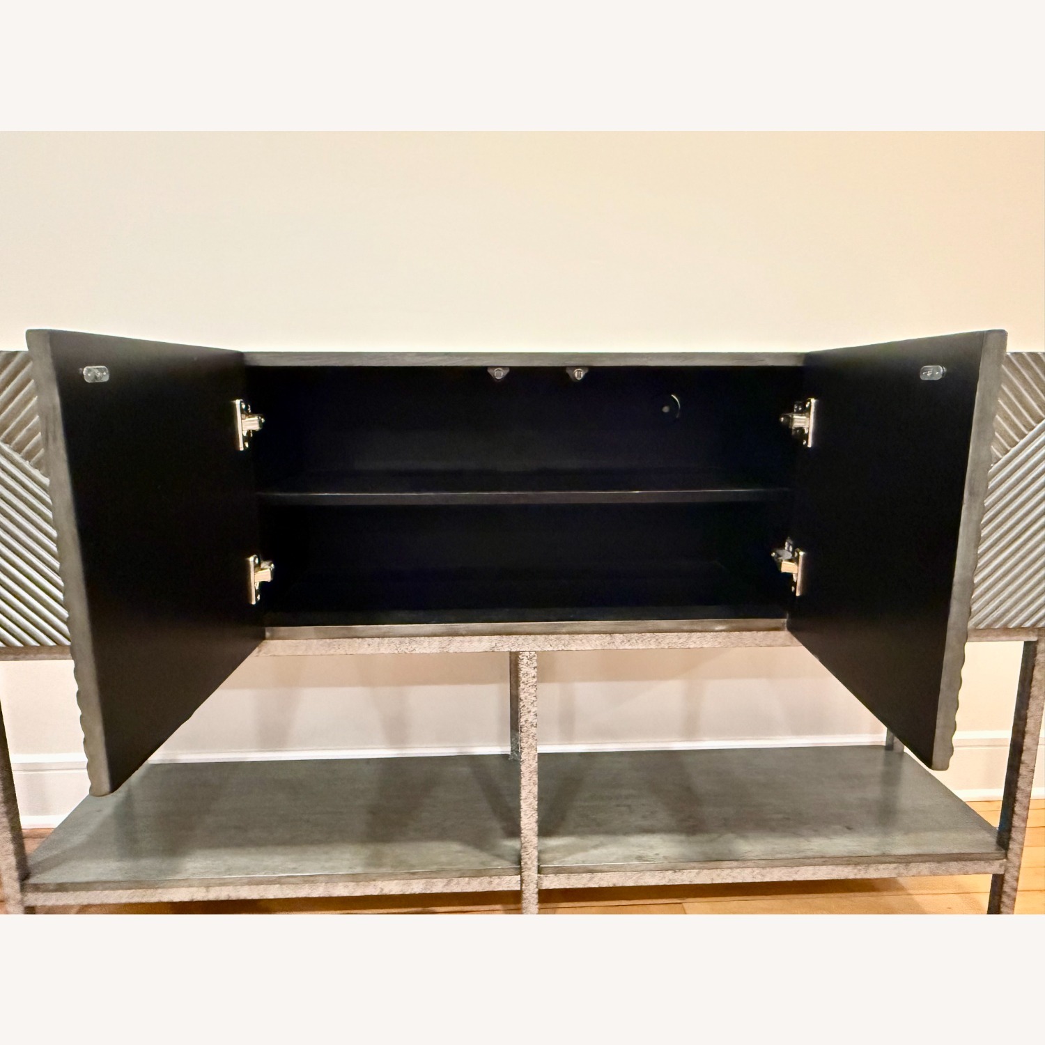 Dark Gray Media Storage - image-9