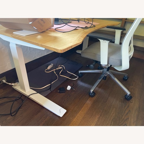 Used Herman Miller Jarvis Bamboo Standing Desk for sale on AptDeco