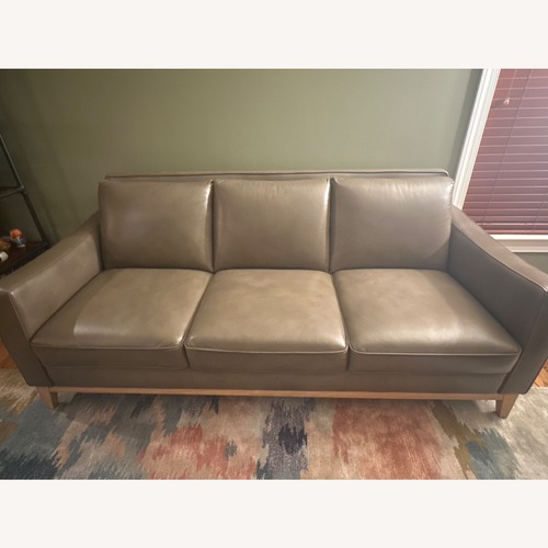 Used Raymour & Flanigan Berkeley Leather Sofa for sale on AptDeco