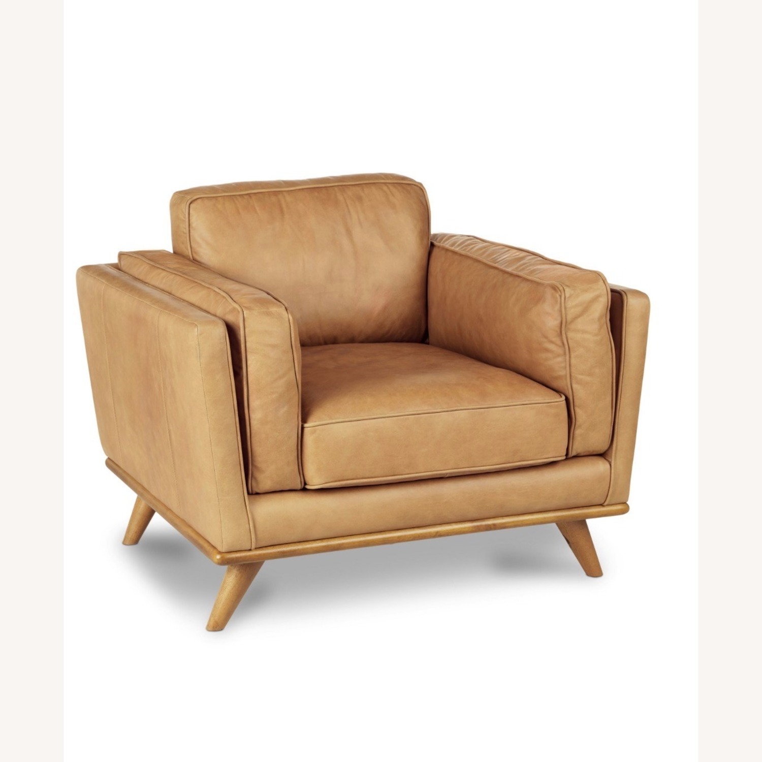 Article Leather & Oak Armchair - image-1