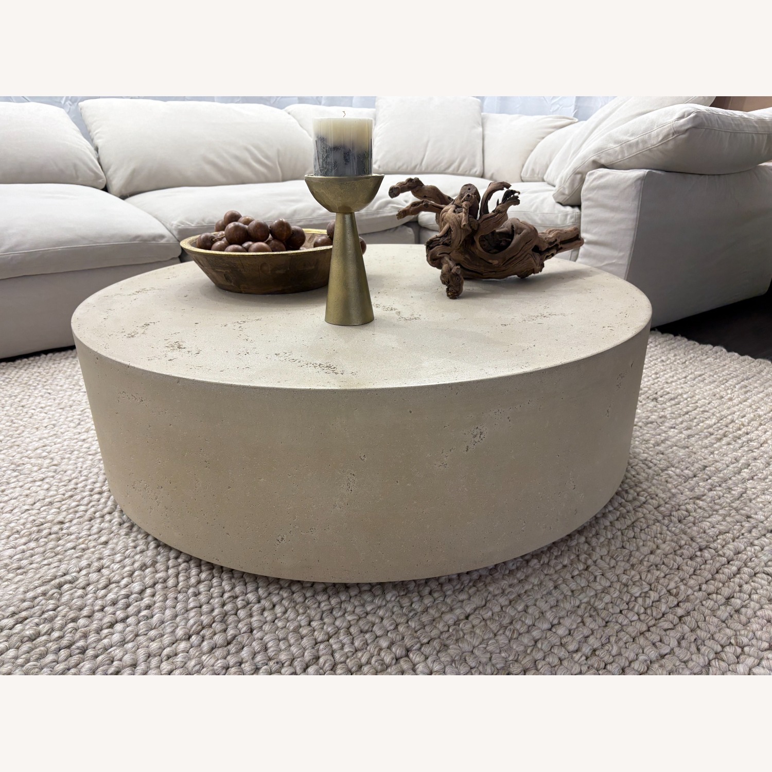 Restoration Hardware Ixtapa Round Coffee Table – 48”  - image-14