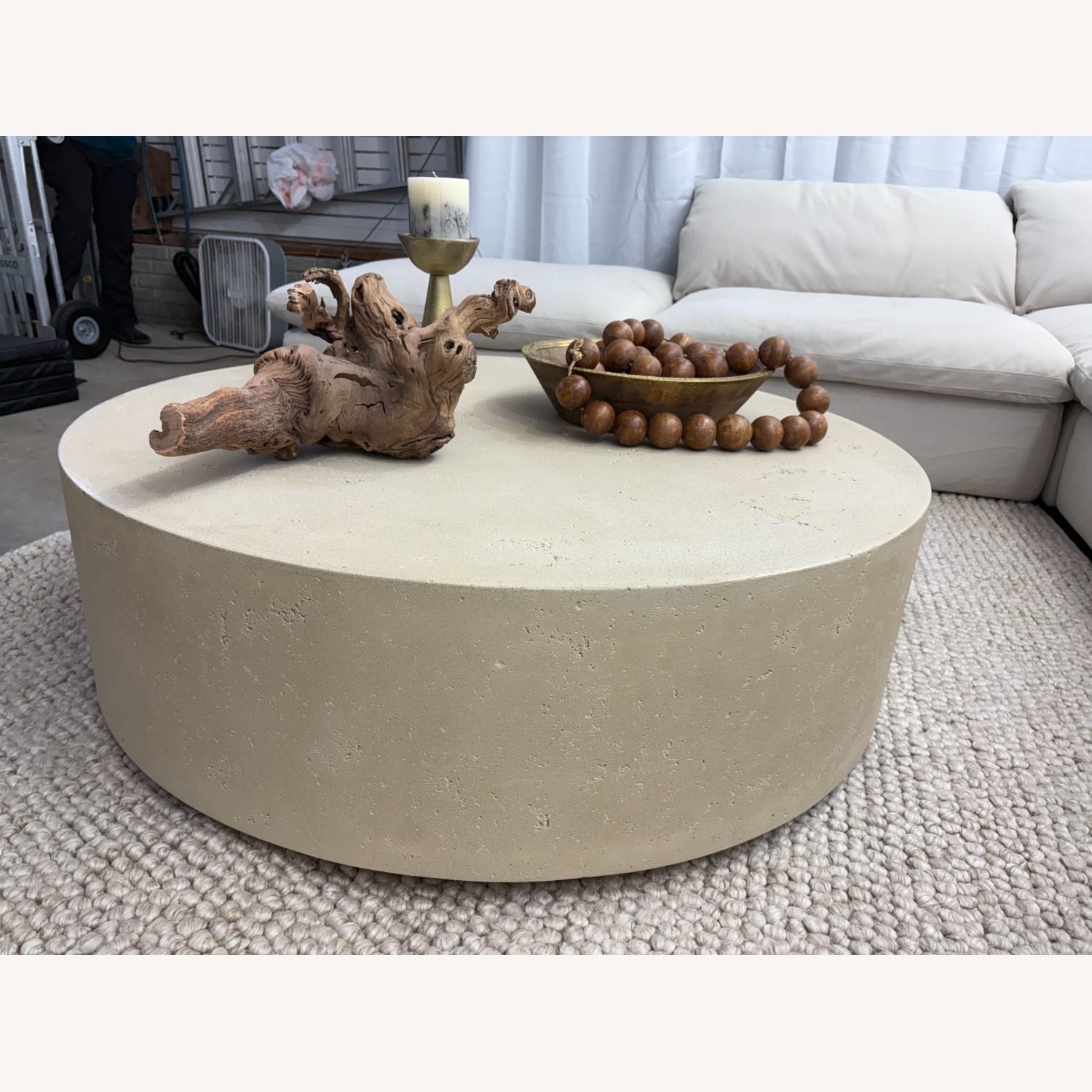 Restoration Hardware Ixtapa Round Coffee Table – 48”  - image-17