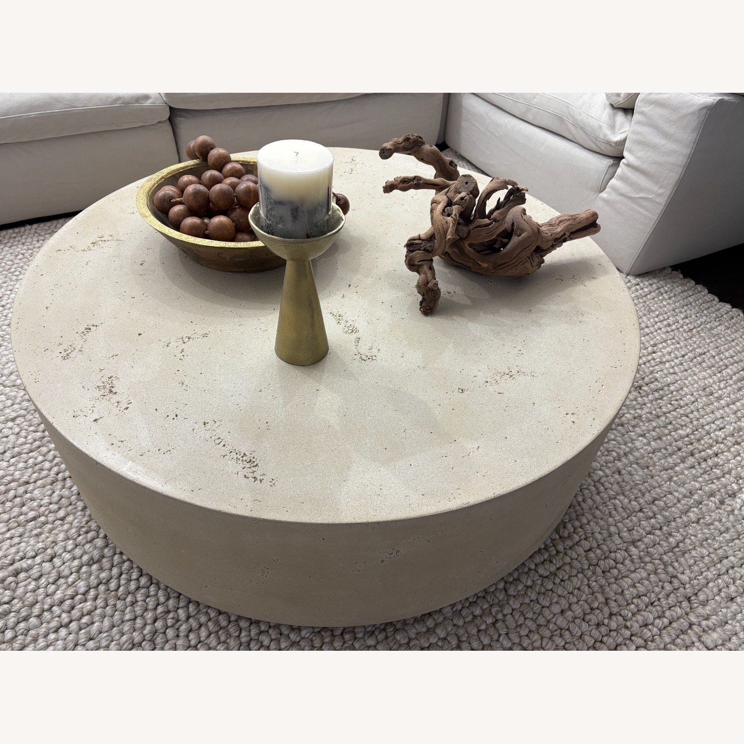 Restoration Hardware Ixtapa Round Coffee Table – 48”  - image-13