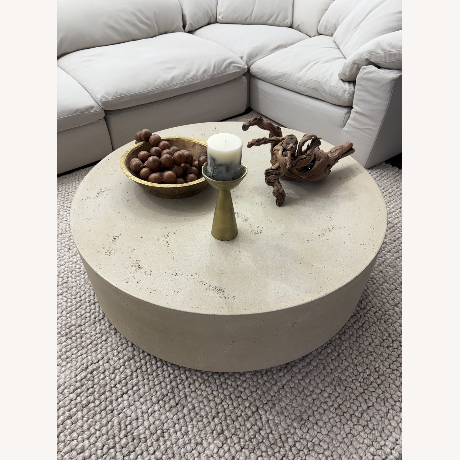 Restoration Hardware Ixtapa Round Coffee Table – 48”  - image-10