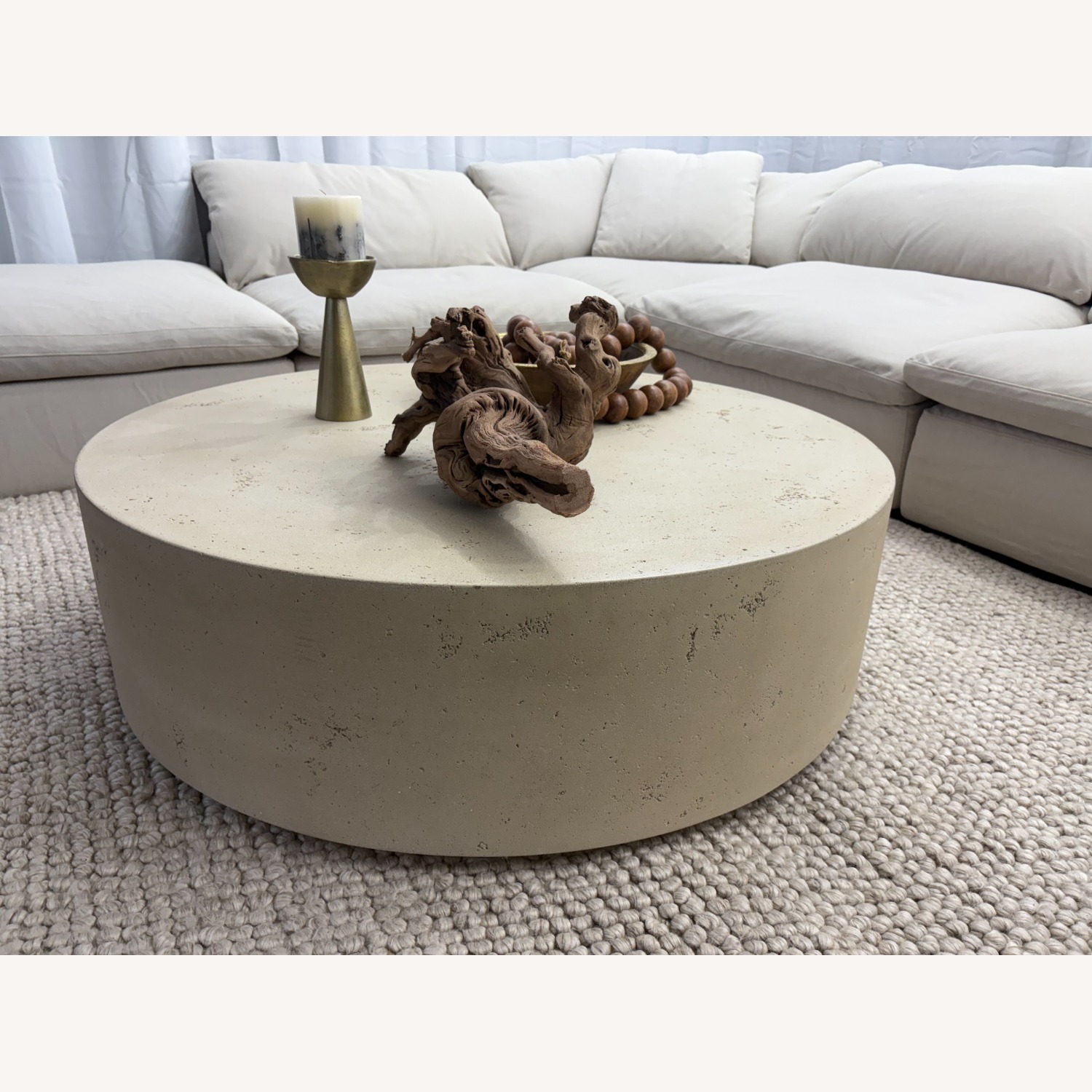 Restoration Hardware Ixtapa Round Coffee Table – 48”  - image-16
