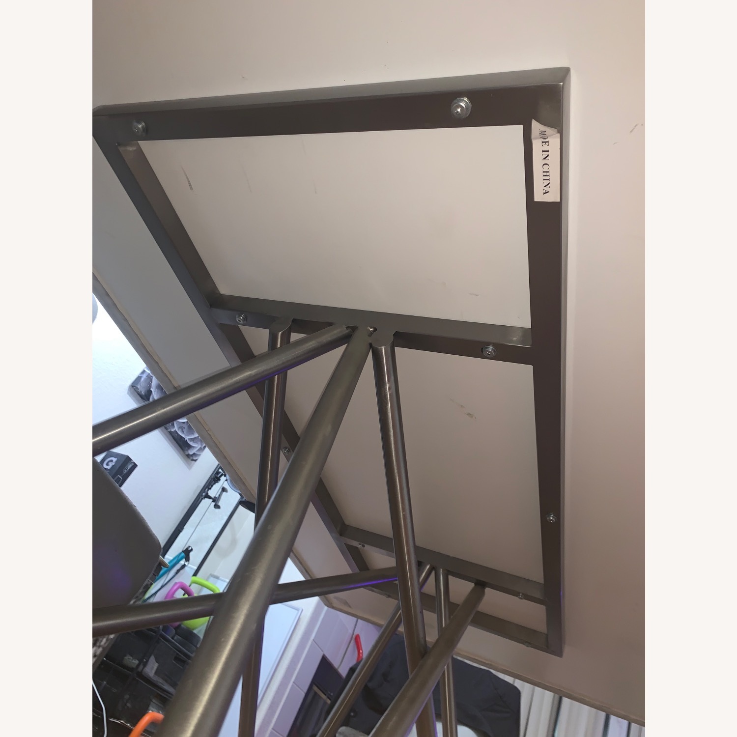 Light Gray Marble Dining Table - image-2