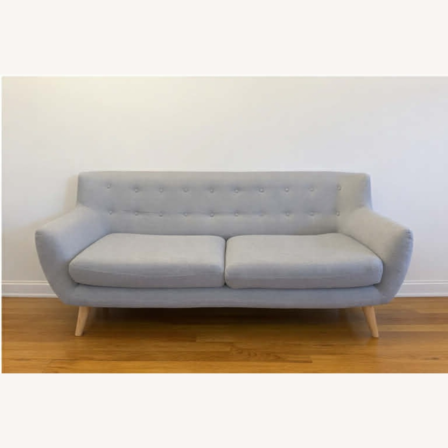 Modway Light Gray Fabric 3+ Seater Sofa - image-2