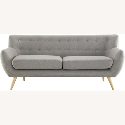 Used Modway Light Gray Fabric 3+ Seater Sofa for sale on AptDeco