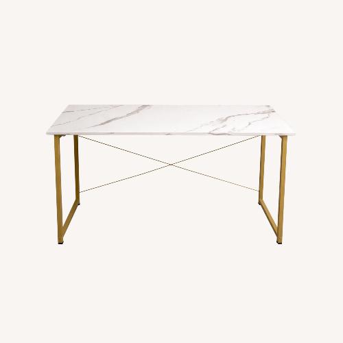 Used Djellona Metal Base Writing Desk for sale on AptDeco