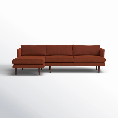 Used AllModern Miller 2 Fabric 2 Piece Sectional for sale on AptDeco