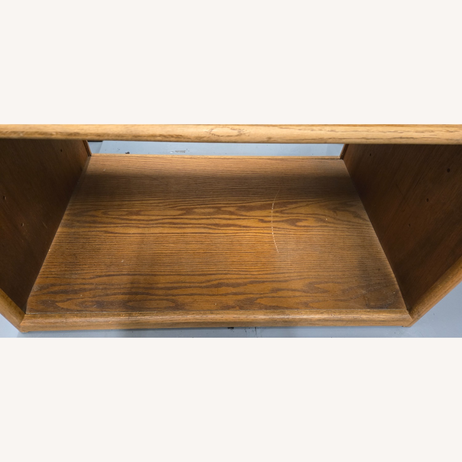 Light Brown Wood Media Storage - image-6