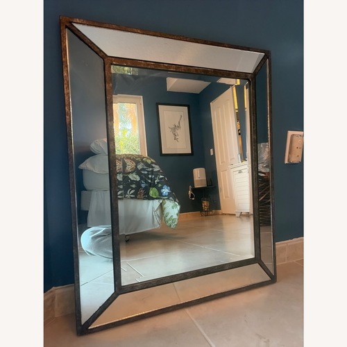 Used Vintage/Antique Finds Metal Wall Mirror for sale on AptDeco
