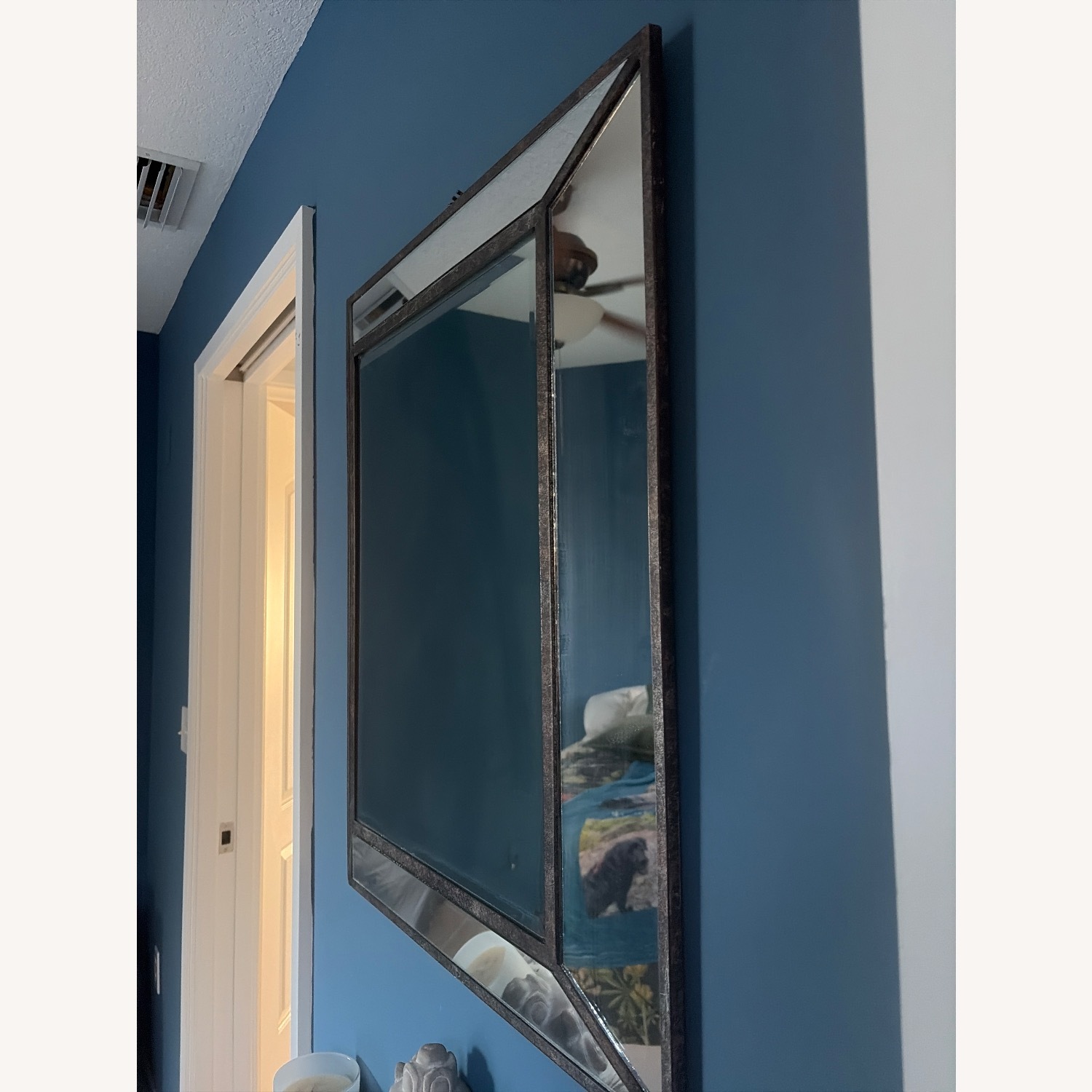 Vintage/Antique Finds Metal Wall Mirror - image-3