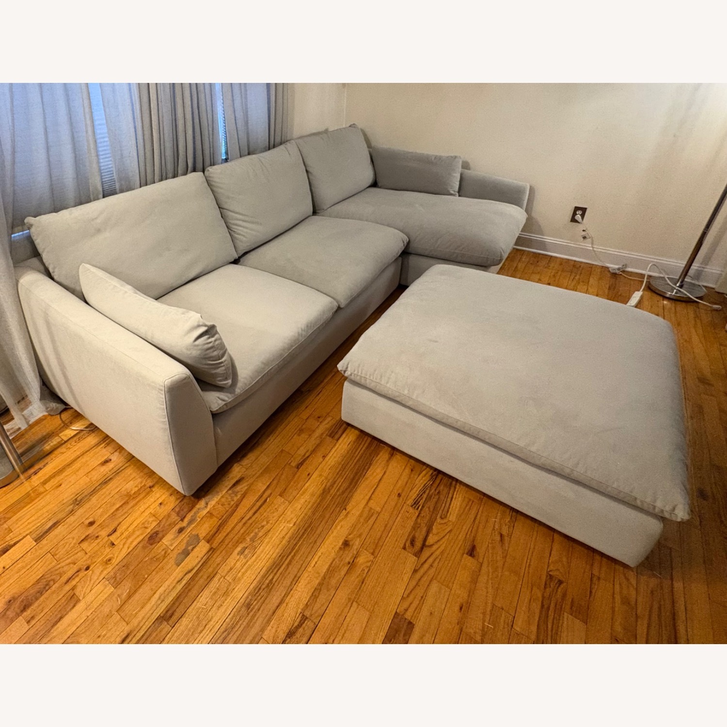 Room & Board Weber Light Gray Fabric 3+ Piece Sectional - image-3