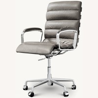 Restoration Hardware Oviedo Leather Desk Chair
