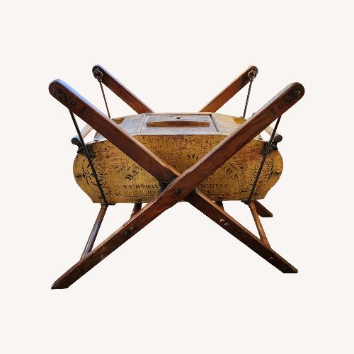 Used Vintage/Antique Yellow Wood Décor for sale on AptDeco