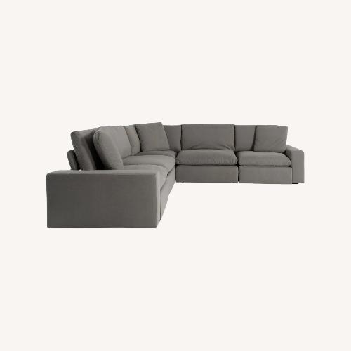 Used Bob's Discount Furniture Dream Power Reclining Sectional 5-Piece for sale on AptDeco