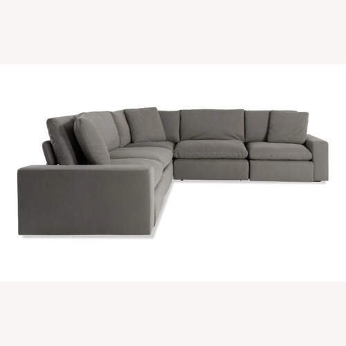 Used Bob's Discount Furniture Dream Power Reclining Sectional 5-Piece for sale on AptDeco