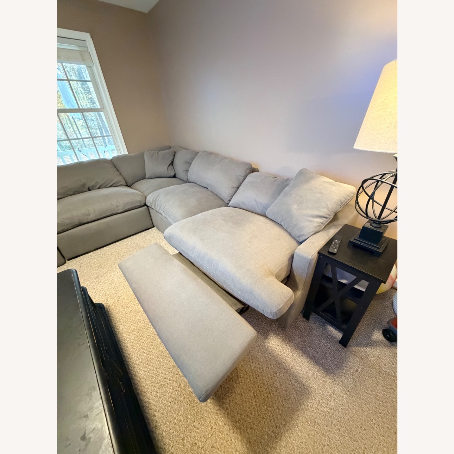 Bob's Discount Furniture Dream Power Reclining Sectional 5-Piece - image-5