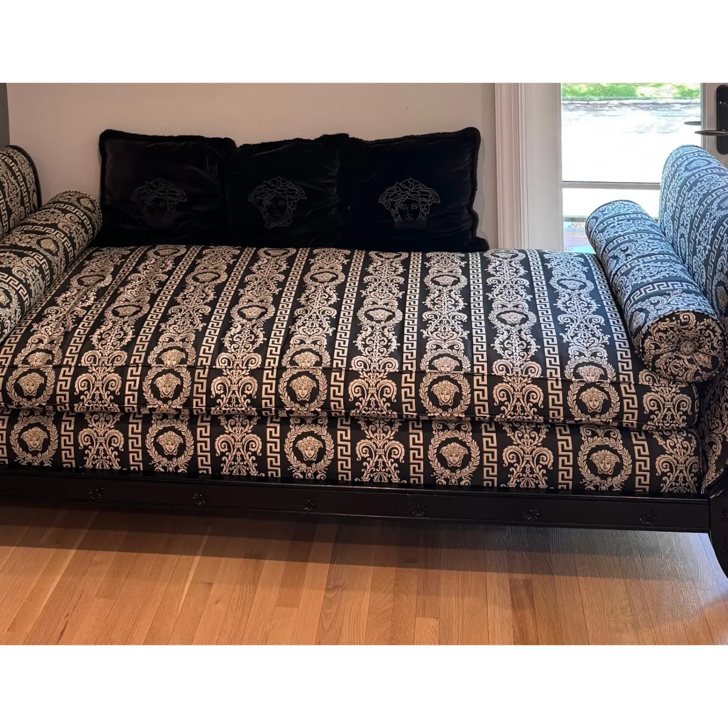 Late 19th Century French 3rd Empire Versace Daybed - image-11