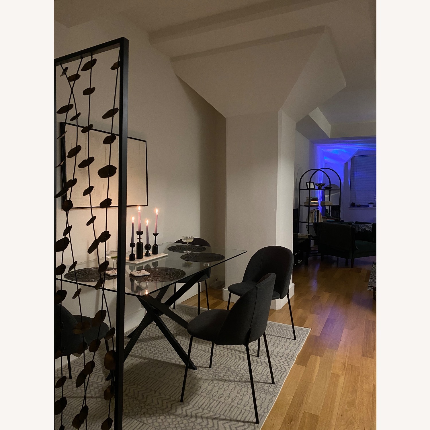 Wayfair Light Gray Fabric Area Rug 5' x 7' - image-2