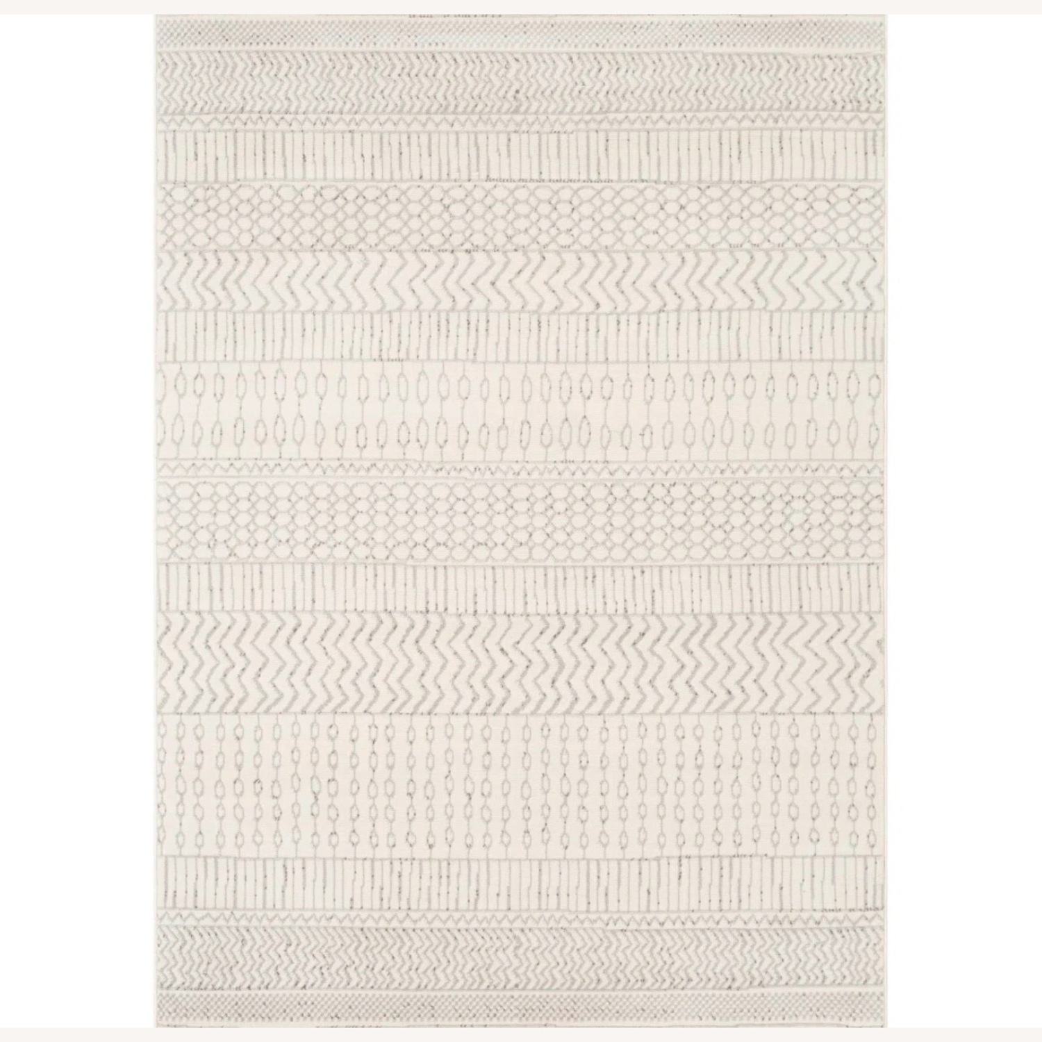 Wayfair Light Gray Fabric Area Rug 5' x 7' - image-4