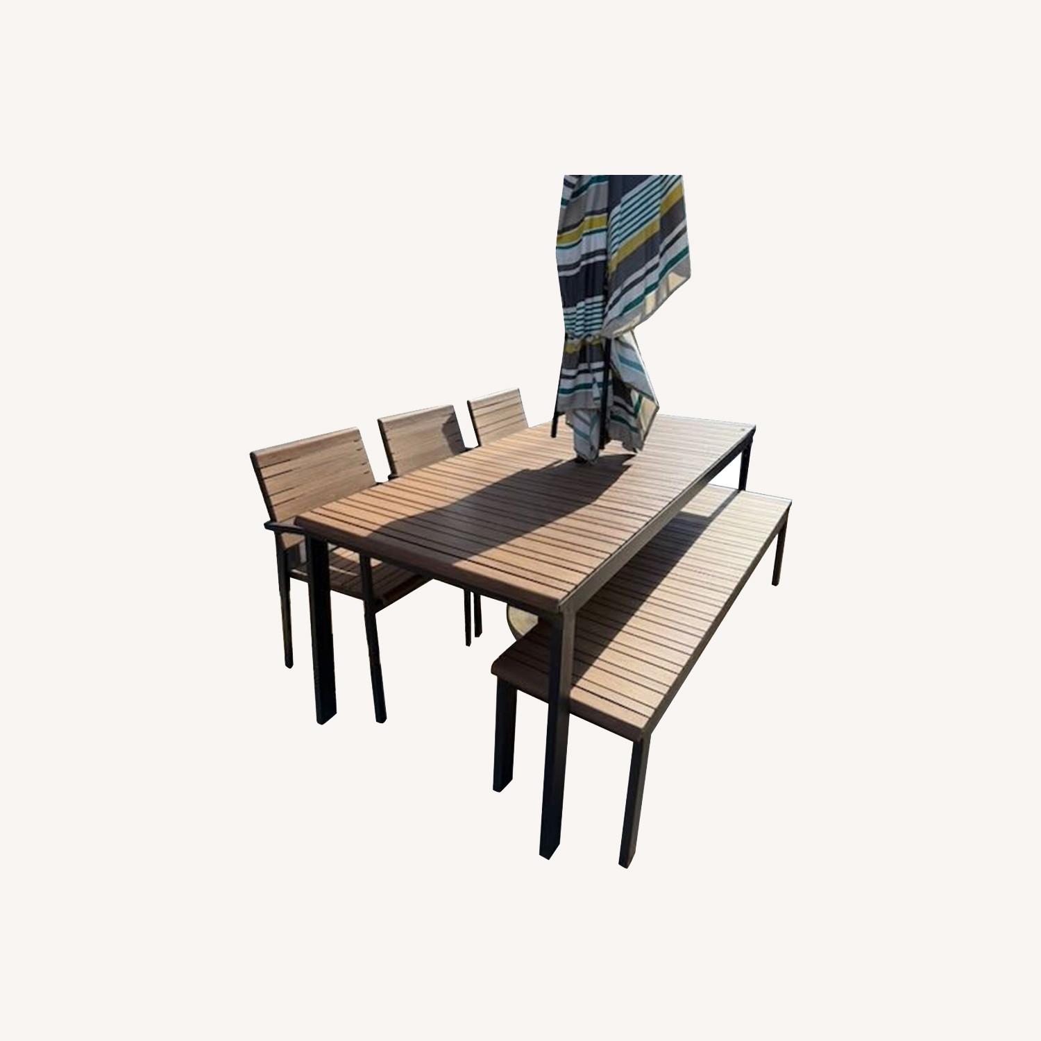 West Elm Dante Outdoor Dining Set - image-0
